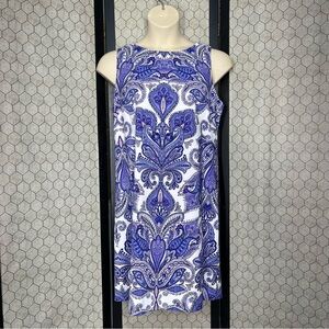 AGB Dress Paisley Print Sheath Dress